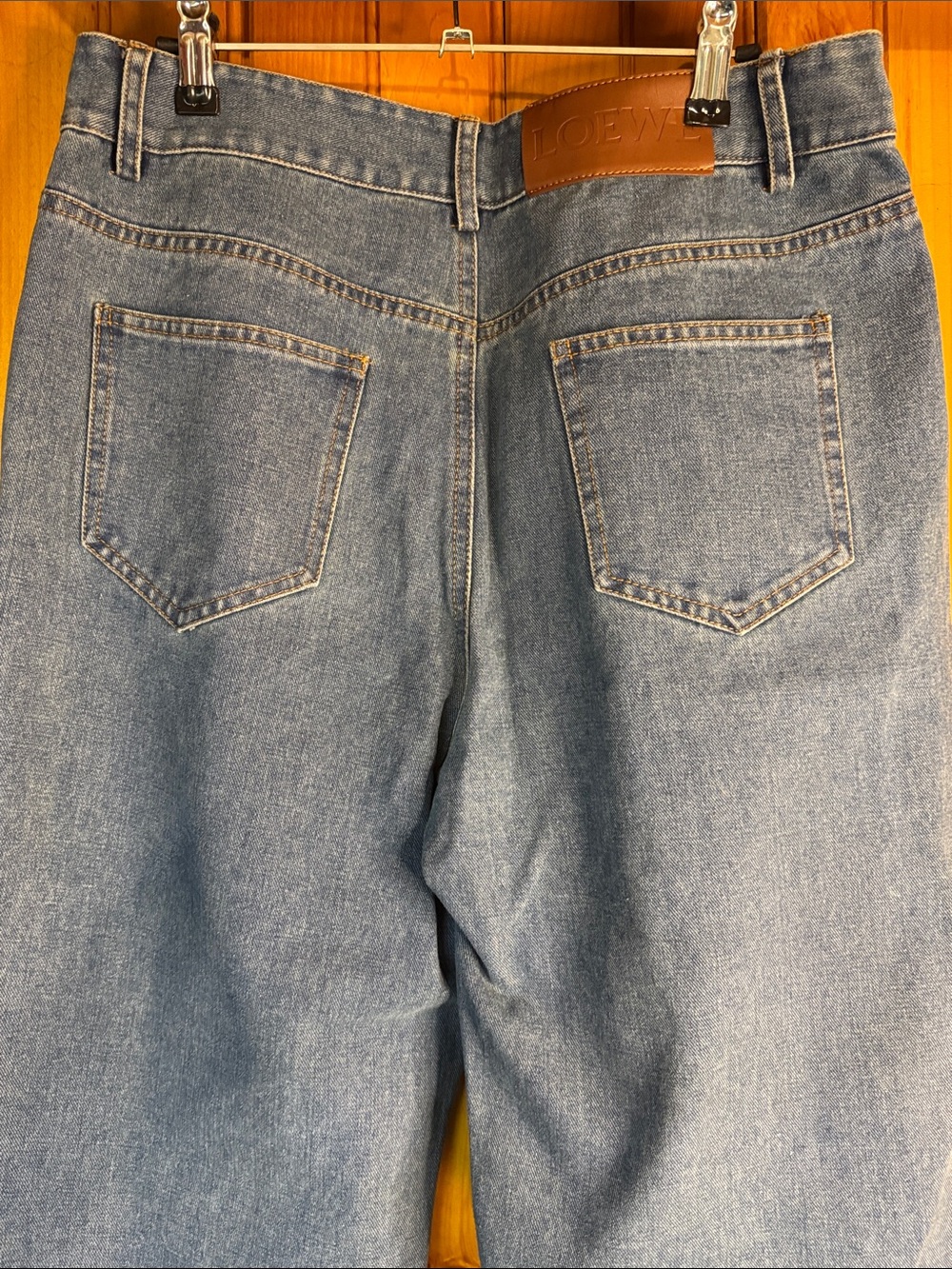 Loewe Anagram Baggy Wide-Leg Jeans - Picture 11 of 14